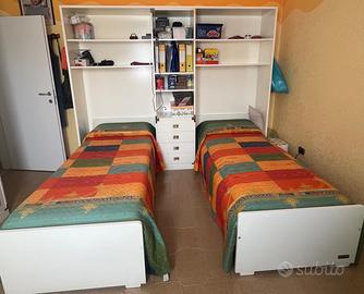 Cameretta Completa Moderna Bianca