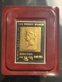 Francobollo THE PENNY BLACK BHUTAN 140 NU
