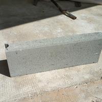 Cordolo in cemento grigio  50x6x17.5