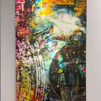 Quadro stampa su lamiera arte contemporanea