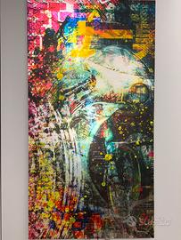 Quadro stampa su lamiera arte contemporanea