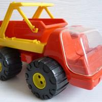 Giocattolo Camion rosso ribaltabile navetta edile