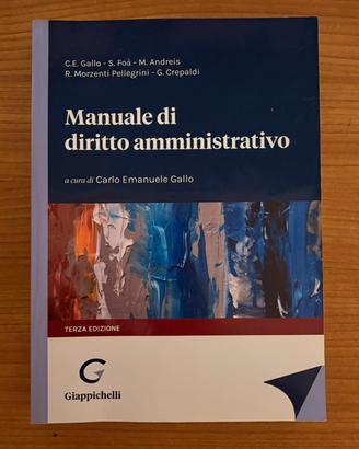 Manuale di diritto amministrativo