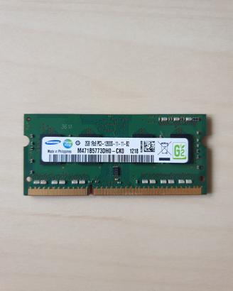 RAM Samsung 2GB DDR3 1600 MHz