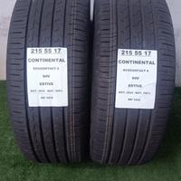 2 GOMME 215 55 17 CONTINENTAL 100% 2024 RIF3232