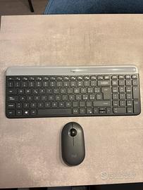 Logitech Mouse M340 + Tastiera Wireless K470