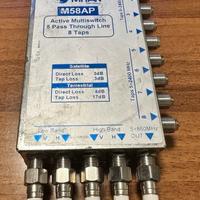 Multiswitch Attivo Mitan M58AP – 8 Uscite SAT + TV