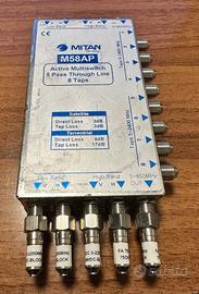 Multiswitch Attivo Mitan M58AP – 8 Uscite SAT + TV