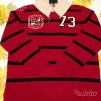 Polo in lana bimbo rossa Gant 4 anni