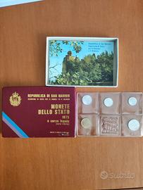 collezione monete san marino 1975