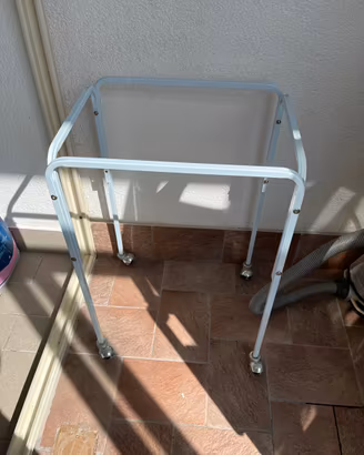 Carrellino per gabbie di pappagalli o uccelli