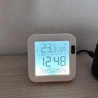 Apparecchio wi-fi temperatura, umidità, orologio