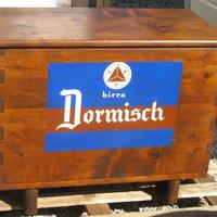 Antica ghiacciaia birra Dormisch no coca cola