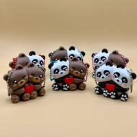 Portachiavi doppio San Valentino