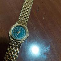 Oro placcato Seastar orologio donna 
