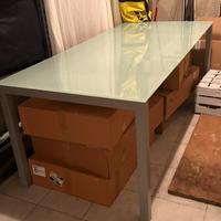 Tavolo cristallo 190cm allungabile a 240