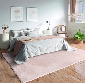 Tappeto Rosa per soggiorno, 240x340 cm