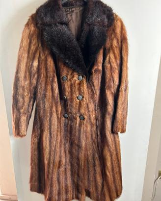 Pelliccia in murmel Vintage Donna Taglia 44/46