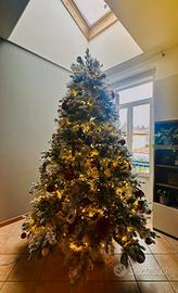 Albero di Natale alto 230 cm circa.