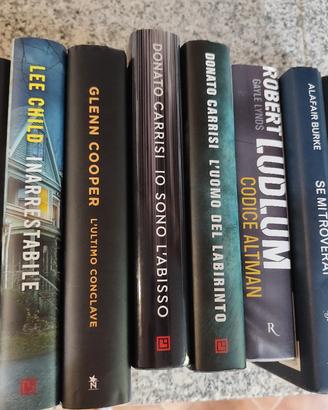 libri vari (principalmente thriller)