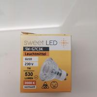 9 Faretti led GU10 7W 3000K nuovi