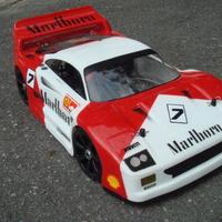 CARROZZERIA RC SCALA 1-8 F40  DA VERNICIARE