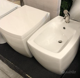 Sanitari Square bianco lucido