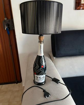 Lampada bottiglia Santero nera