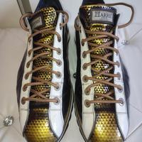 Sneakers Harris uomo Nere/Oro 43,5