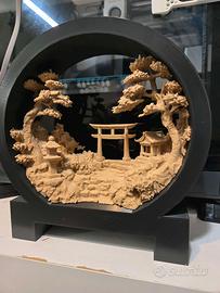 statuetta giardino zen