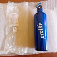 Prolife borraccia in alluminio con tappo e gancio