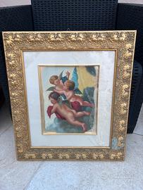 Quadro in argento e oro