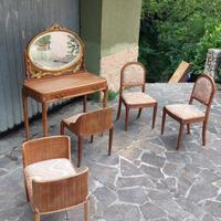 Antica Toletta E Poltrone Primi 900