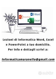 Docente insegnante ti insegna l'informatica