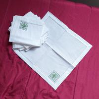 tovaglieli di cotone, punto croce