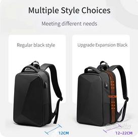 Zaino da viaggio e da lavoro porta PC