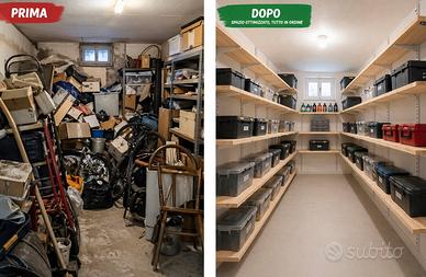Sgombero tutto: cantine, case, garage