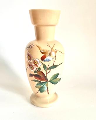 Vaso vetro opalino Vittoriano/Liberty