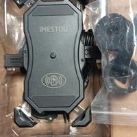 supporto cellulare moto con ricarica QC e wireles