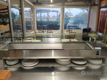 frigorifero per condimenti pizzeria 