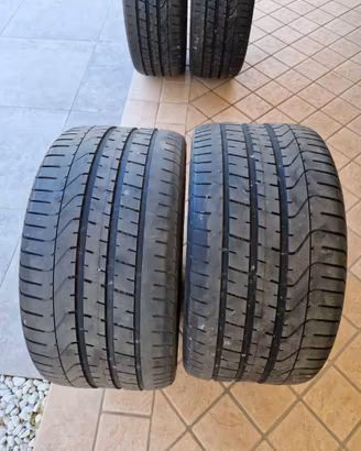 4 Gomme usate estive Pirelli P zero