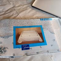 COPRILETTO MATRIMONIALE BASSETTI anni 70 NUOVO 