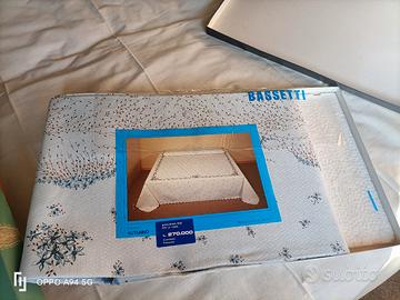 COPRILETTO MATRIMONIALE BASSETTI anni 70 NUOVO 