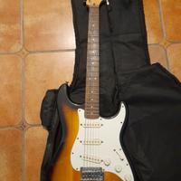 Chitarra elettrica con amplificatore