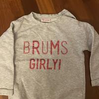 Felpa BRUMS bambina 2 anni
