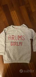 Felpa BRUMS bambina 2 anni