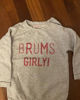 Felpa BRUMS bambina 2 anni