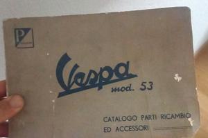 Catalogo vespa faro basso 1953