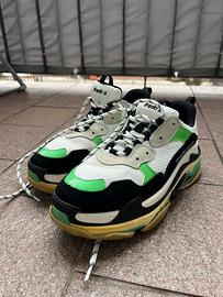 Balenciaga triple s (verdi e bianche)