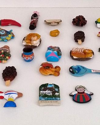 Lotto 41 Magneti Calamite da Frigo Vintage